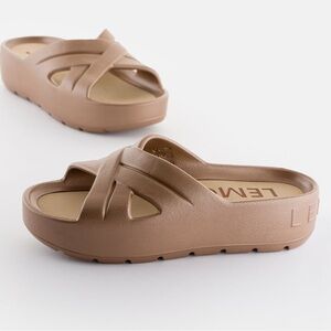 ✨ Lemon Jelly “Moony” Sandals – Bronze Metallic | Size 38 ✨